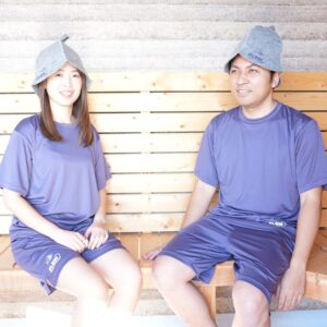 シティーハウスが手掛けるゲストハウスslowのサウナウェア