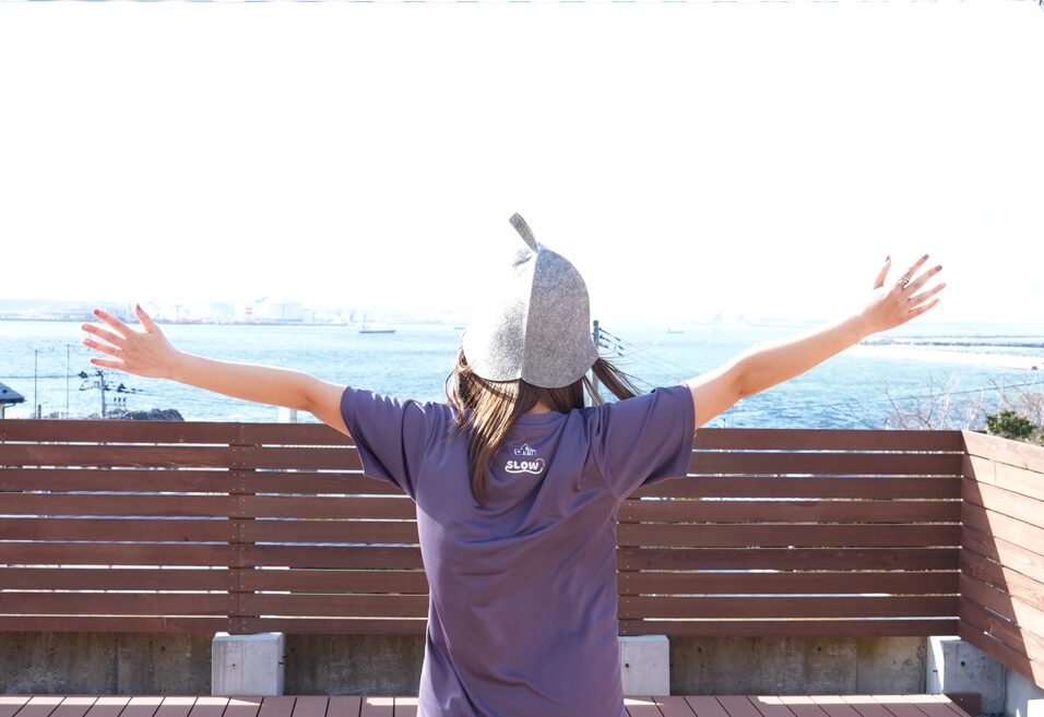 シティーハウスが手掛けるゲストハウスslowのサウナウェア