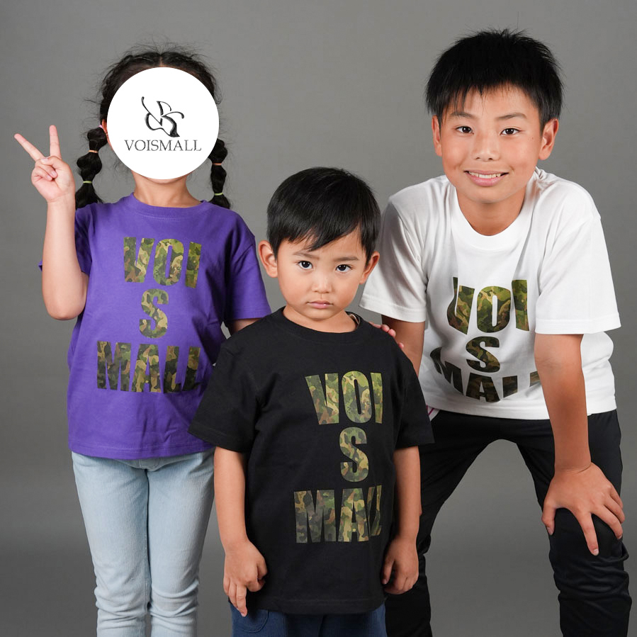VOISMALL カモフラージュロゴ Tシャツ [ 3color ]