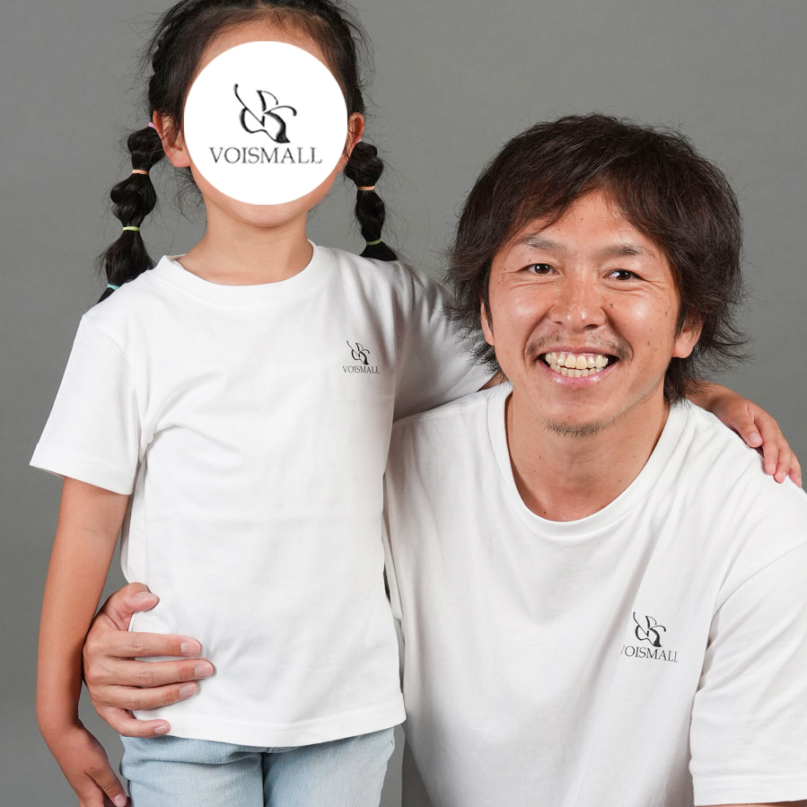 VOISMALL ロゴキッズTシャツ